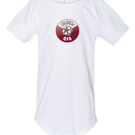 Qatar Football Baby Bodysuit QFA Soccer Infant Gift