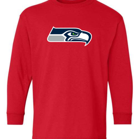 Seattle Seahawks Logo Youth Long Sleeve T-Shirt