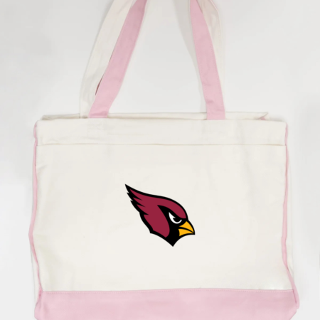 Arizona Cardinals Logo Trimmed Tote Bag