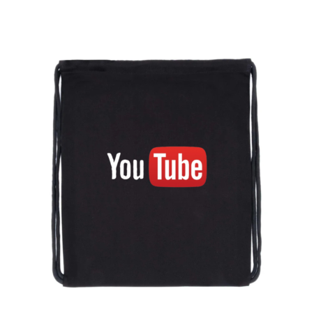 YouTube Logo Drawstring Backpack