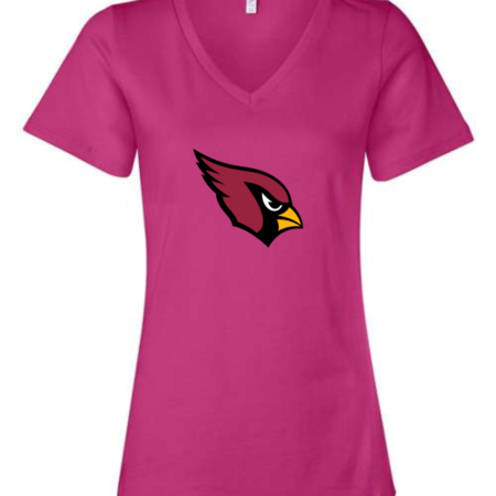 Arizona Cardinals Women’s V-Neck T-Shirt Football Fan Tee