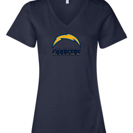 Los Angeles Chargers Women’s V-Neck T-Shirt Football Fan Tee