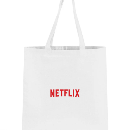 Netflix Logo Canvas Tote Bag