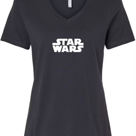 Classic Star Wars Logo Men’s V-Neck T-Shirt